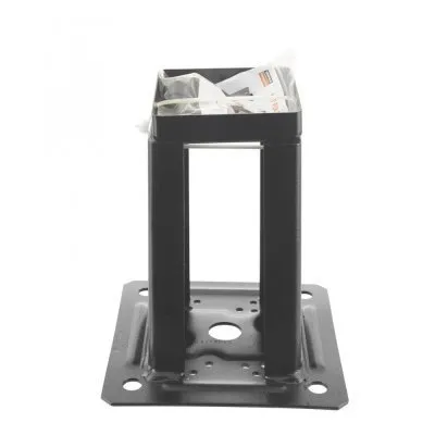 Vierkantpfostenfuß - SCHWARZE Aufführung - Réf. KITFIX PPJNC90PB