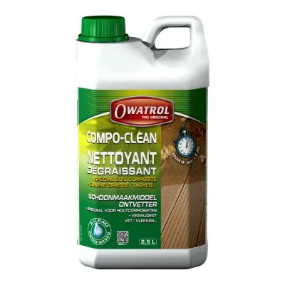 COMPO-CLEAN - Reinigungsgel / Wasserbasierter Entfetter für Verbundhölzer - Réf. 826