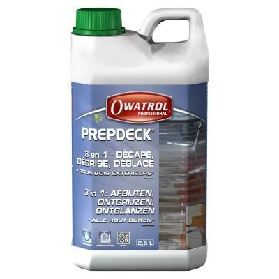 PREPDECK - 4 in 1: Enteiser, Entfetter, Abbeizer, Ölentferner - Réf. 499