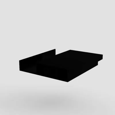 Muster einer Aluminiumklinge (Matt SCHWARZ)