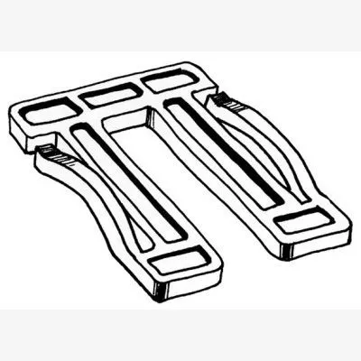 Beutel mit 100 selbstsichernden 5 mm Federkeilen - Réf. CVP7455