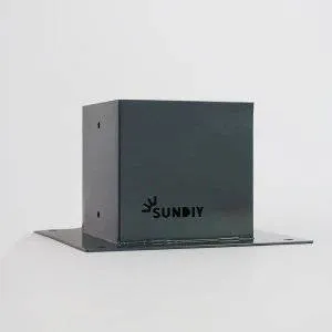 Foto der Topfhalterung SUNDIY Anthrazit RAL 7016 – Serie 120 mm
