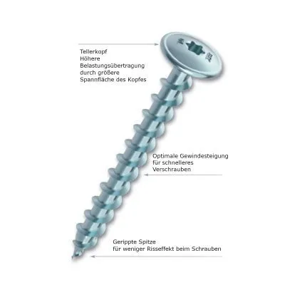 Box mit 80 Kunststoffkeilen KDS 408F 80x40x8mm - Réf. KDSOP8F