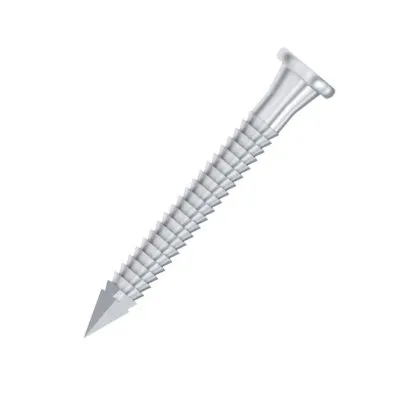 HECO MULTI-MONTI-PLUS SS-Schraube – Sechskantkopf mit Sockel – weiß verzinkt – D12 x L80 - Réf. 48407