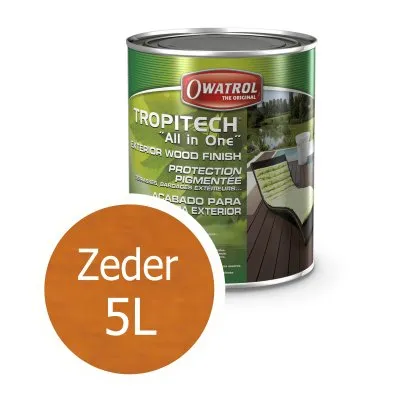 TROPITECH "All in One" - Langlebiger, getönter Schutz für Terrassen und Verkleidungen. Wässrige Phase - Réf. 414