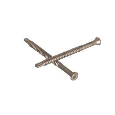 Schrauben für Metallbalken/Unterzüge – Edelstahlfarbe. - Réf. 39041INOX_350