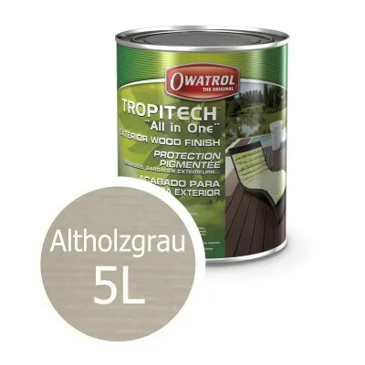 TROPITECH "All in One" - Langlebiger, getönter Schutz für Terrassen und Verkleidungen. Wässrige Phase - Réf. 429