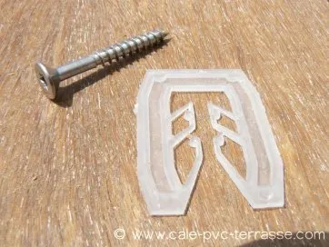 Une cale PVC