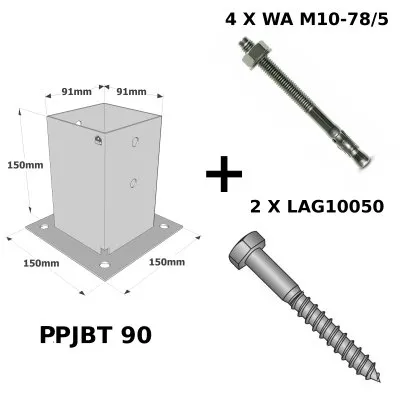  - Réf. KIT FIX PPJBT 90