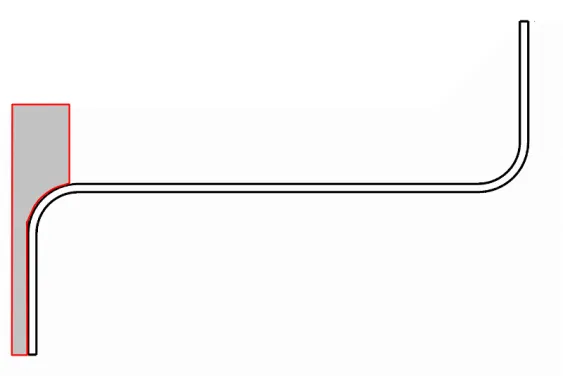 30 mm erweiterter Streifen