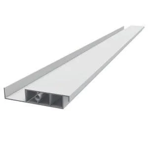 Aluminiumblatt für bioklimatische Pergola, Farbe Weiß RAL 9010, Struktur L00323