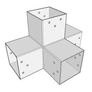 SUNDIY Weißer Stecker 90 mm