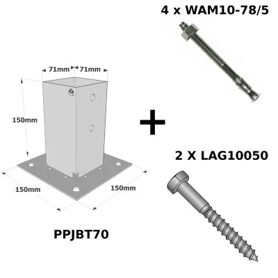  - Réf. KIT FIX PPJBT 70