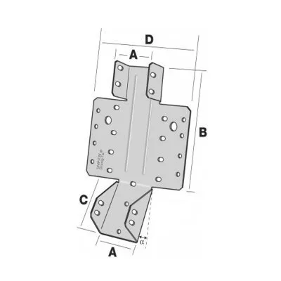 Gabelkeile SOLO, 30x40 mm - Réf. CNE7012
