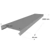 Flache Attikaabdeckung - Serie 200 - Aluminium 10/10 - Länge 1000 - Réf. CP10-200-1000