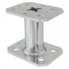Pfostenfuß mini fest, Höhe (B): 70mm, Verpackung : 1 Stück - Réf. PPMINI70
