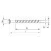 HECO MULTI-MONTI-PLUS SS-Schraube mit HP-Basis - Réf. 48441