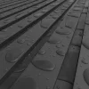 XL-Aluminiumblatt 27 mm, Länge 2 m50, RAL7016 strukturiertes Anthrazitgrau