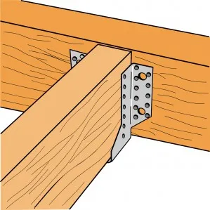 Vollausnagelung an Holz