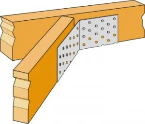 Fixation à 135° : Aile A (à gauche) et Aile B (à droite)